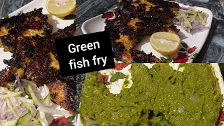 Green masala fish fry | Tawa fish fry recipe | हरियाली मछली फ्राई रेसिपी | saloni cooks |