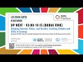 Bridging Science, Policy, and Society — Tackling Climate and SDGs in Synergy