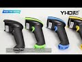 handheld wireless barcode scanner 1d 2d shockproof with base