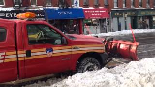 FDNY - RARE FDNY Fleet Services Unit with Plow On