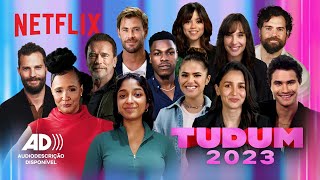 TUDUM 2023 (AUDIODESCRIÇÃO): Um Evento Mundial Netflix para fãs | Ao Vivo do Brasil