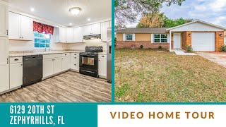 6129 20th St Zephyrhills, Florida | Home Walkthrough Video Tour | SOLD Spring 2021