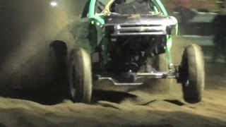 Mega Mud Trucks Battle for the Best Time in 200' Drag Racing.