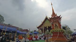 ส่งสการตานคาบ อื่อกะโลงวันทาคารวะพระครูคัมภีร์พัฒโนทัย อดีต จ.ร.วัดศรีบุญเรือง อ.สบปราบ จ.ลำปาง