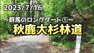 2023/7/16 ～群馬のロングダート①～ 秋鹿大杉林道