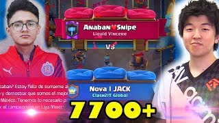 🔥JACK vs ANABAN 👈 7700+ gameplays Ladder Pushing- Clash Royale