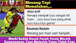 Komentar Fans Malaysia Yang Kecewa Meski Timnasnya Menang || Asean Cup 2024