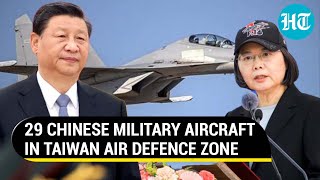 China threatens Taiwan again; Sends 29 warplanes in third largest incursion this year