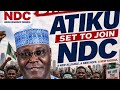 Is Atiku moving to NDC? “ADC is dead” Senate President Akpabio declared in the Senate.
