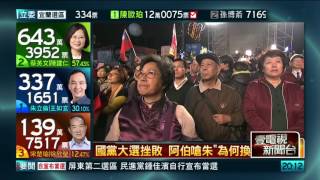 01162016正晶限時批》P1大爆發！　濁水溪以南21席區域立委一片綠油油