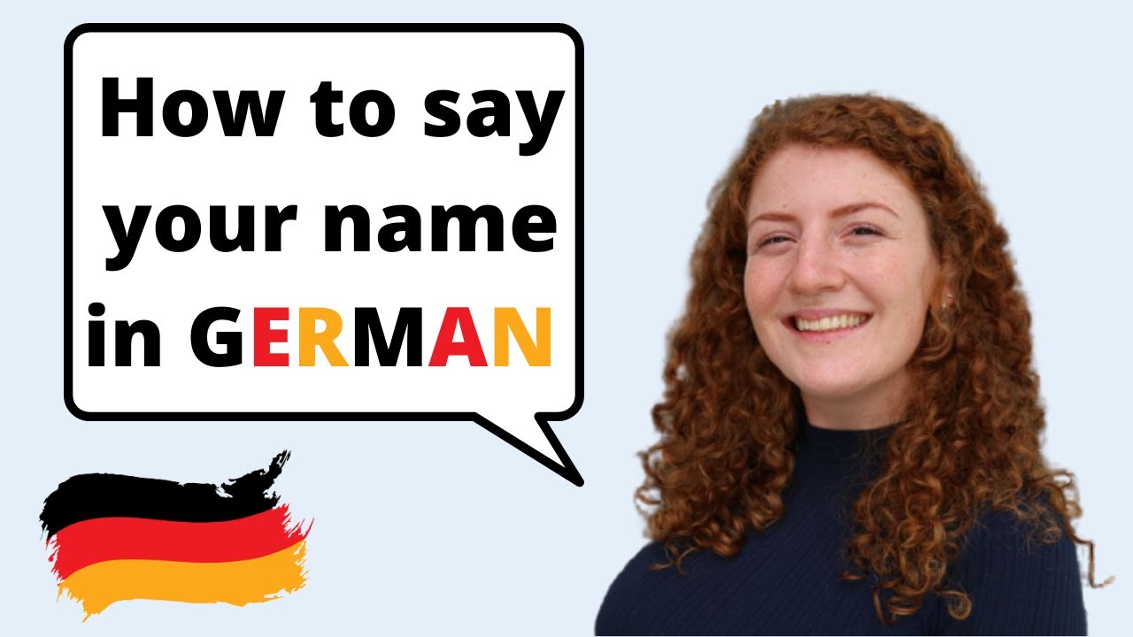 3 WAYS To Say Your NAME In GERMAN🇩🇪 - YouTube