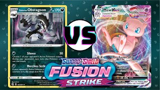 Obstagoon vs. Mew VMAX