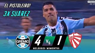 HAT TRICK DE LUIS SUÁREZ | Grêmio 4 x 1 São Luiz | Recopa Gaúcha | Gols e Melhores Momentos