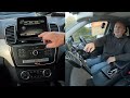 How to set the Sat Nav, Pair, delete, and play music from a mobile in a Mercedes Benz GLE