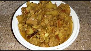 নিসিজােৱাকে বনেোৱা কঠালৰ মুচি / Jackfruit Curry/ Assamese Cuisine