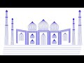 how to create taj mahal in coreldraw interactive blend tool ka magic line art in corel draw 2021