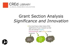 Grant Section Analysis: Significance and Innovation