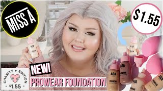 Testing The NEW Shop Miss A AOA Studio Pro Wear Foundation