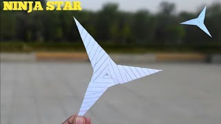 How To Make A Paper Ninja Star | Shuriken - Origami Ninja Star | Make A Paper Shuriken