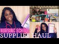 HUGE Nursing School Supplies Haul 2021 | Future Nurse Tyra R