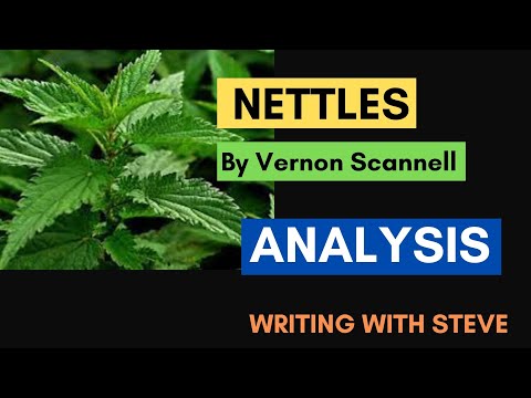 Why did Vernon Scannell write nettles?