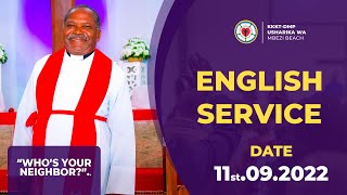 English Service, Sunday 11.09.2022.