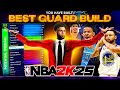 BEST GAME BREAKING GUARD BUILD in NBA 2K25! NEW 2-WAY 3-LEVEL SHOT CREATOR BUILD! BEST BUILD 2K25