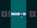 Font Awesome Social Media Icons HTML CSS Tutorial | #fontawesome #socialmediaicons #hovereffect #fb