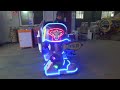 robot amusement ride test in our factory