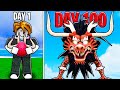 I Spent 100 Days in Roblox One Piece