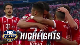Bayern Munich vs. Monchengladbach | 2017-18 Bundesliga Highlights