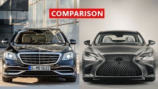 2018 Mercedes Benz S-Class vs 2018 Lexus LS 500 Comparison - INTERIOR, EXTERIOR, TEST DRIVE