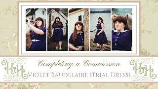 Violet Baudelaire Purple Trial Dress | Completing a Commission