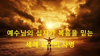 예수님의 십자가 복음을 믿는 세례 교인의 사명 #bible #성경