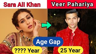 Veer Pahariya \u0026 Sara Ali Khan age gap 2025, Veer pahariya age 2025, Sara Ali Khan age,#biographygyan