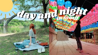 a day in my life in seoul, korea vlog 🌻 picnic, temple at night, rice cooker recipe!