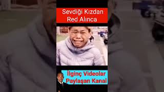 Sevdiği kızdan red alınca çok üzüldü yüzünün halini görenler duygulandı 🥲 #reaction