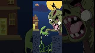 BIG ZOMBIE IS BACK | PLANTS VS ZOMBIES #shorts #animation #story #funny