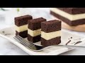 Chocolate Cheese Layered Cake | No Bake 免烤巧克力芝士千层蛋糕