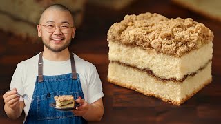 Bakery-style Coffee Cake using the Roux Method