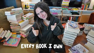 bookshelf tour & organizing every single book I own