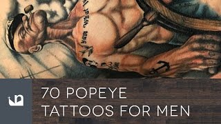 70 Popeye Tattoos For Men