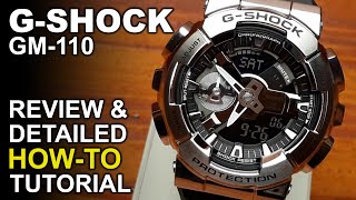 Gshock GM-110 - Review and Detailed How-to Tutorial on module 5553