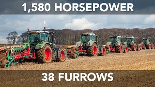 5 Fendt Tractors Ploughing