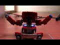 full robot tobot orange color transformers car park stopmotion rescue robotcar in the cave cartoon