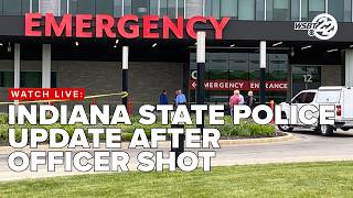 Indiana State Police holds a news conference on Michigan City shooting