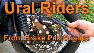 Ural Front Brake Pad Change