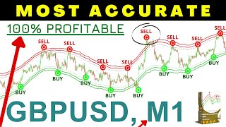 Yang paling akurat Metatrader 4 indicator | 100% PROFITABLE | jangka waktu M1 GBPUSD