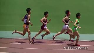 ２０１３大阪ＩＨ　男子３０００ｍＳＣ決勝　大阪桐蔭　小柳涼・猪俣泰之・三藤裕人