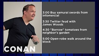Andy Richter’s INSANE Daily Routine | CONAN on TBS